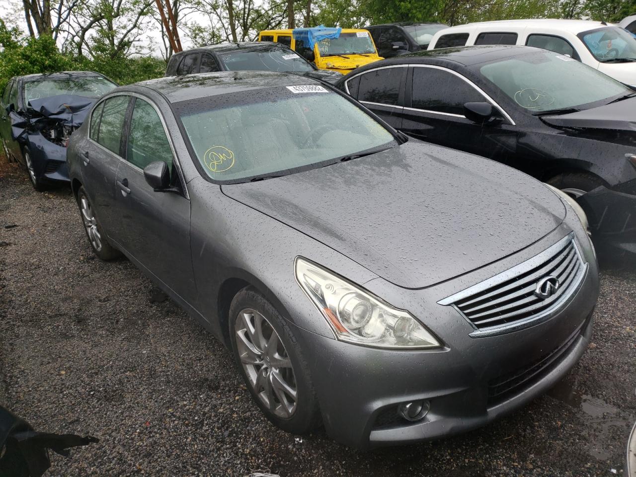 INFINITI G37 2012 with VIN JN1CV6AR6CM673910 - Photo from auction