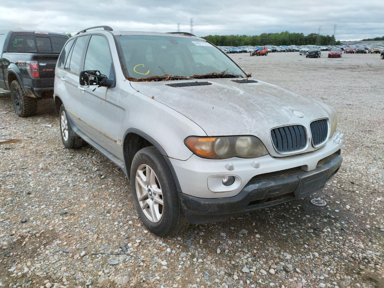 BMW X5 3.0I 2005 with VIN 5UXFA13515LY04221 - Photo from auction