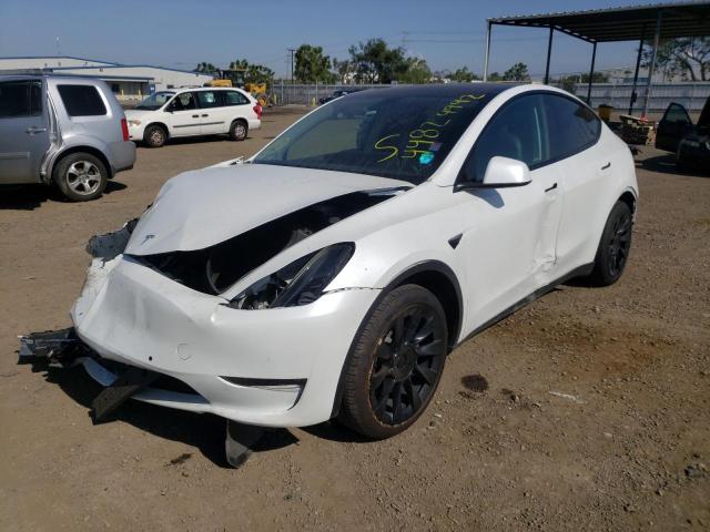 Фото 2 с аукциона – 2021 TESLA MODEL Y с VIN 5YJYGAEEXMF117424