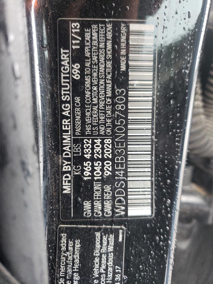 Photo 10 from auction – 2014 MERCEDES-BENZ CLA 250 with VIN WDDSJ4EB3EN057803