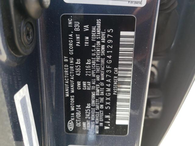Photo 10 from auction – 2015 KIA OPTIMA LX with VIN 5XXGM4A73FG412975