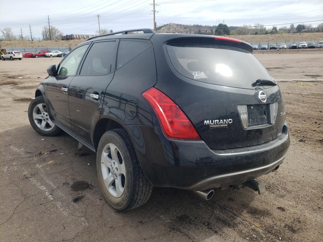 Photo 3 from auction – 2005 NISSAN MURANO SL with VIN JN8AZ08W15W444015