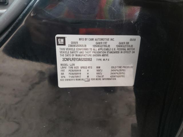 Photo 10 from auction – 2010 CHEVROLET EQUINOX LT with VIN 2CNFLFEY3A6202063