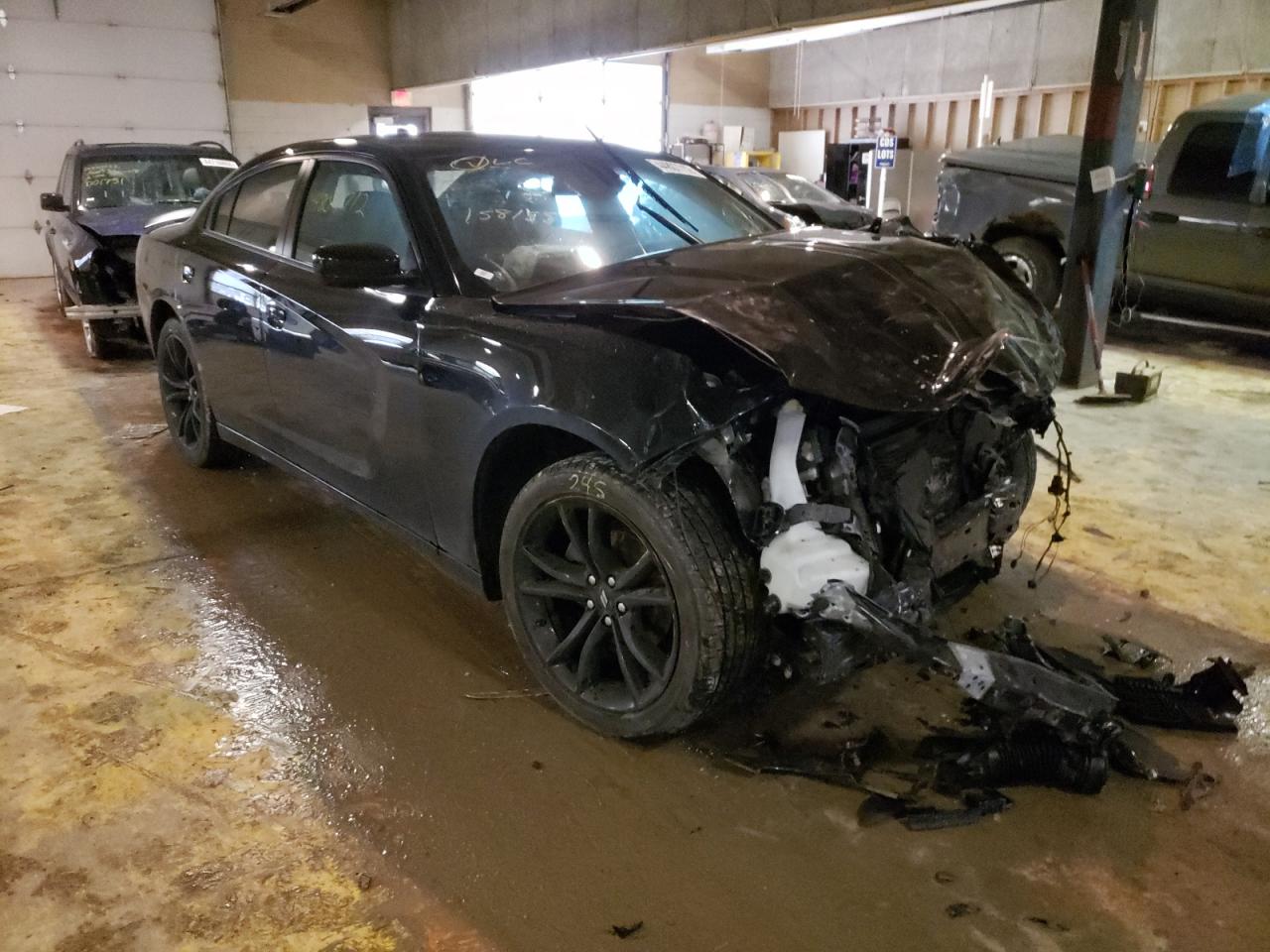 DODGE CHARGER SX 2018 with VIN 2C3CDXHG9JH158155 - Photo from auction