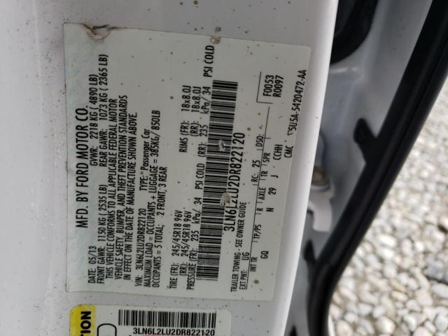 Photo 10 from auction – 2013 LINCOLN MKZ HYBRID with VIN 3LN6L2LU2DR822120
