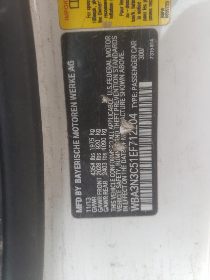 Photo 10 from auction – 2014 BMW 428 I with VIN WBA3N3C51EF712204
