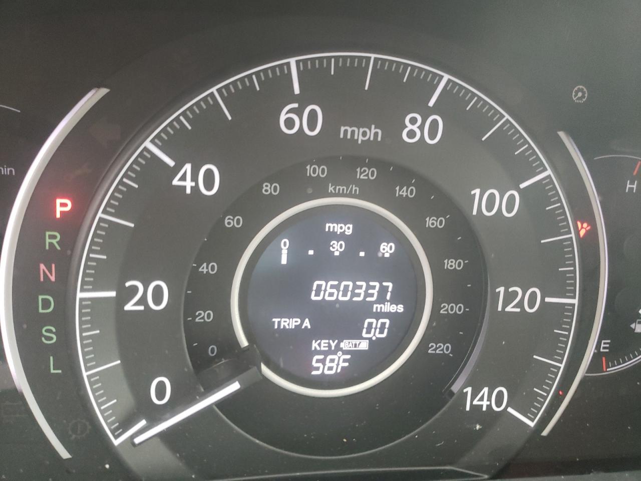 Photo 8 from auction – 2016 HONDA CR-V EXL with VIN 5J6RM4H79GL022571