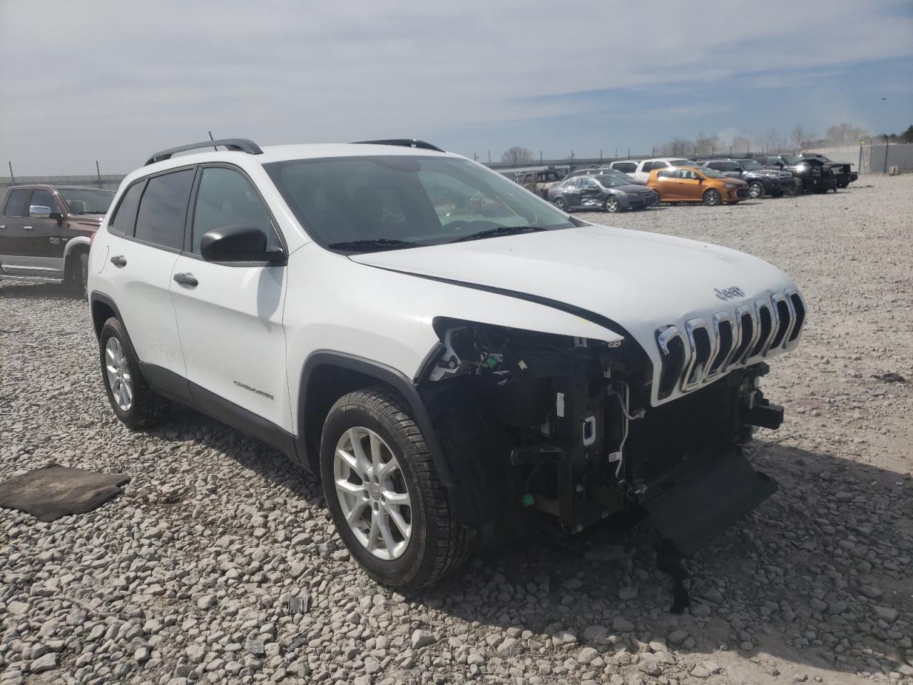 JEEP CHEROKEE S 2016 with VIN 1C4PJMAB3GW203880 - Photo from auction