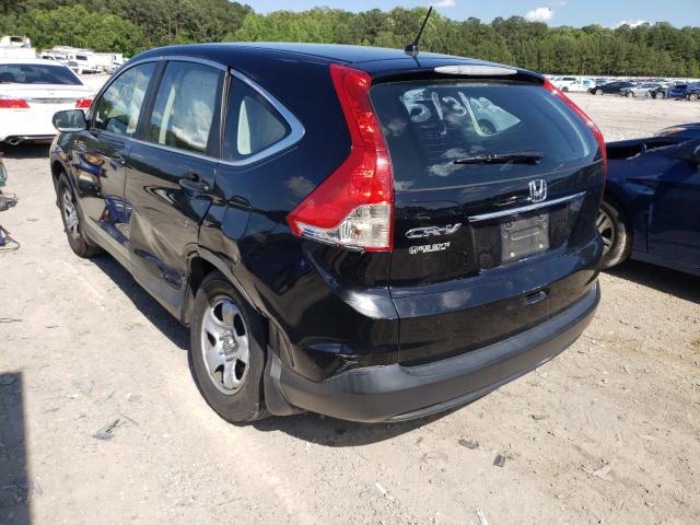 Photo 3 from auction – 2013 HONDA CR-V LX with VIN 3CZRM3H34DG705276