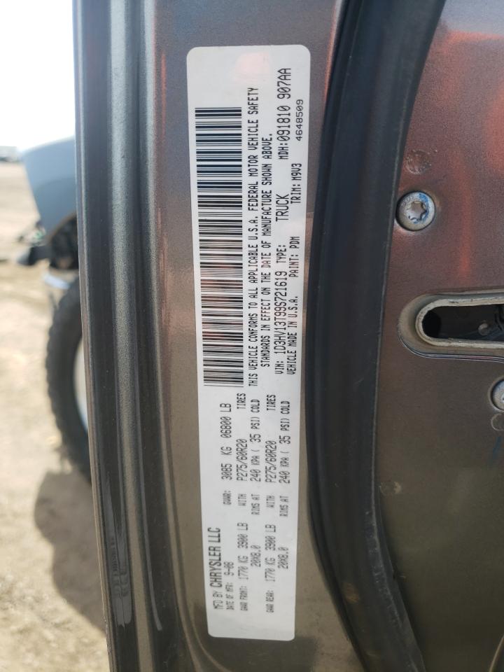 Photo 10 from auction – 2009 DODGE RAM 1500 with VIN 1D3HV13T99S721619