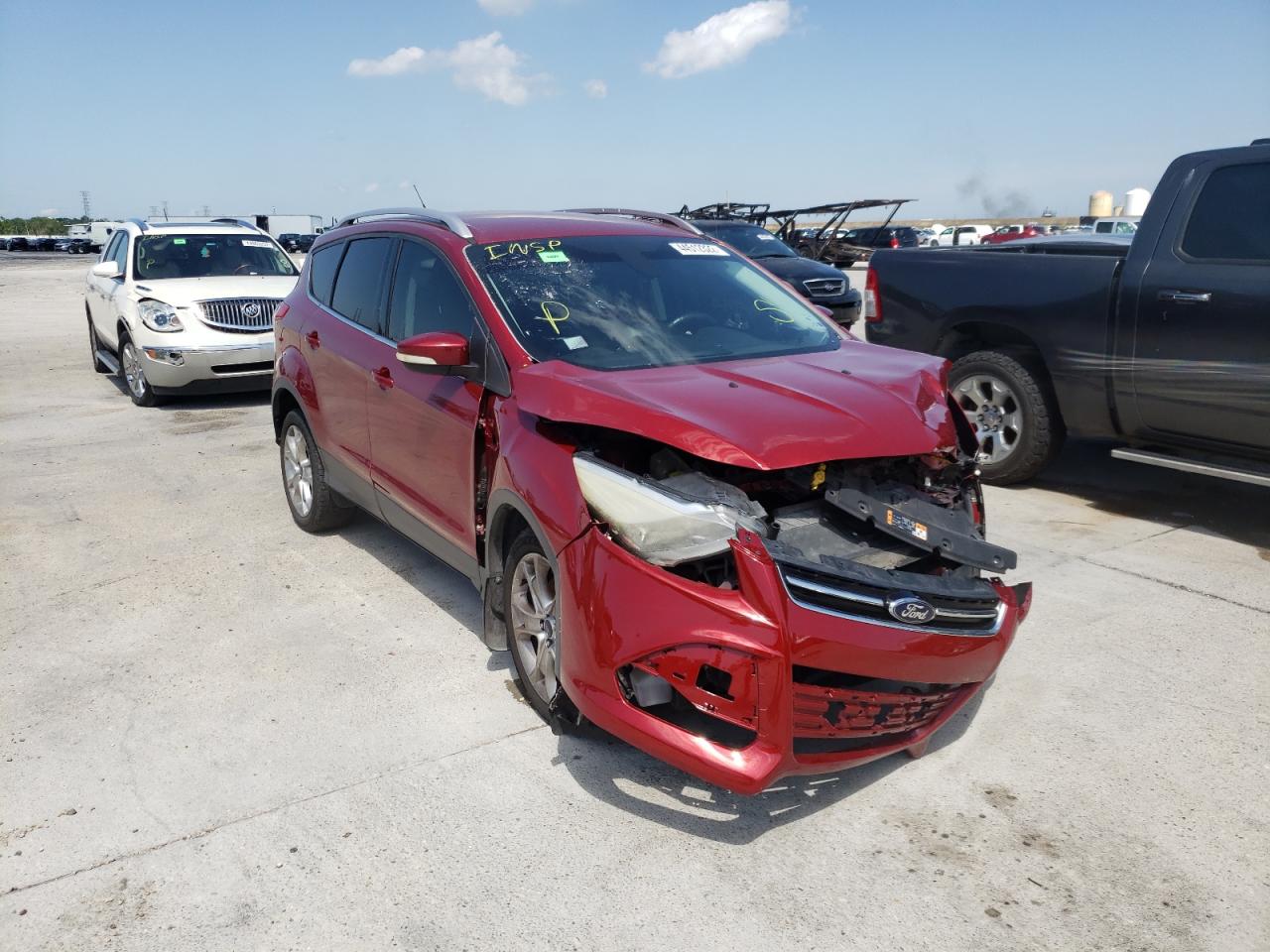 FORD ESCAPE TIT 2014 with VIN 1FMCU0J99EUB86471 - Photo from auction