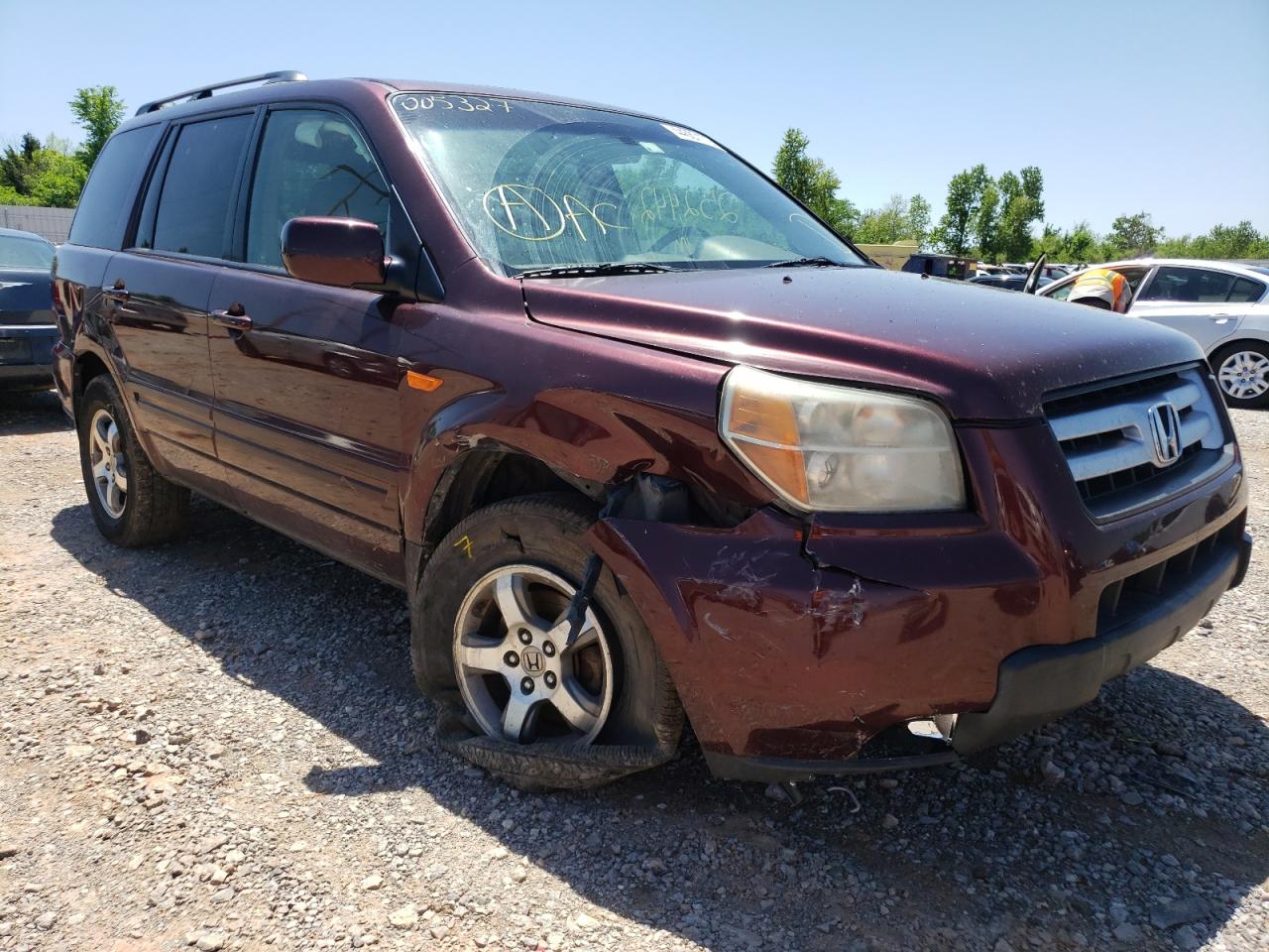 HONDA PILOT EXL 2008 con VIN 5FNYF28588B005327 - Foto de la subasta