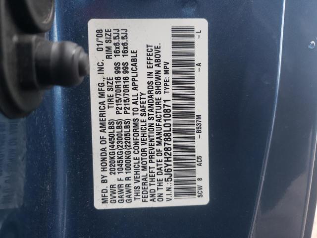 Photo 10 from auction – 2008 HONDA ELEMENT EX with VIN 5J6YH28788L010871