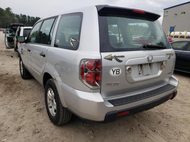 Photo 3 from auction – 2007 HONDA PILOT LX with VIN 2HKYF18177H520133