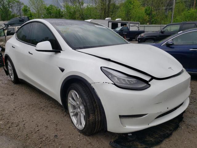 Photo 4 from auction – 2021 TESLA MODEL Y with VIN 5YJYGAEE0MF180189
