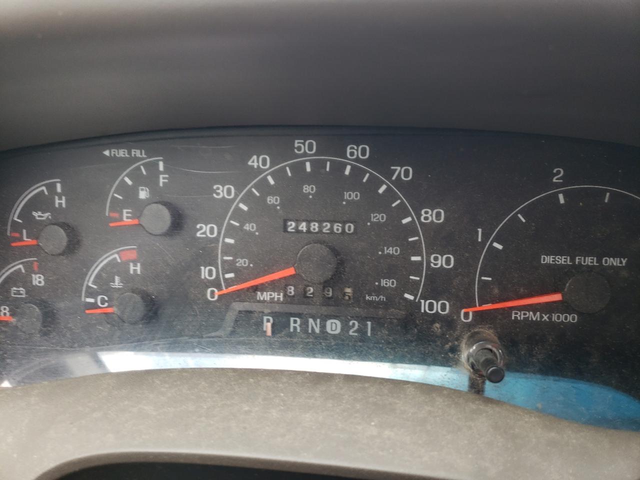 Photo 8 from auction – 2000 FORD F250 SUPER with VIN 3FTNW20F1YMA74007
