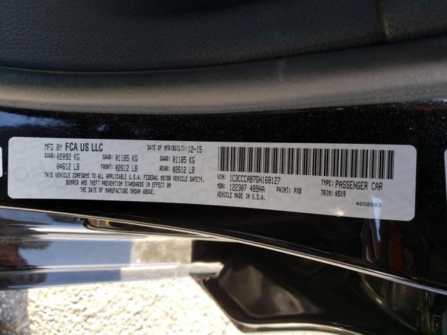 Photo 10 from auction – 2016 CHRYSLER 200 LIMITE with VIN 1C3CCCAB7GN168127