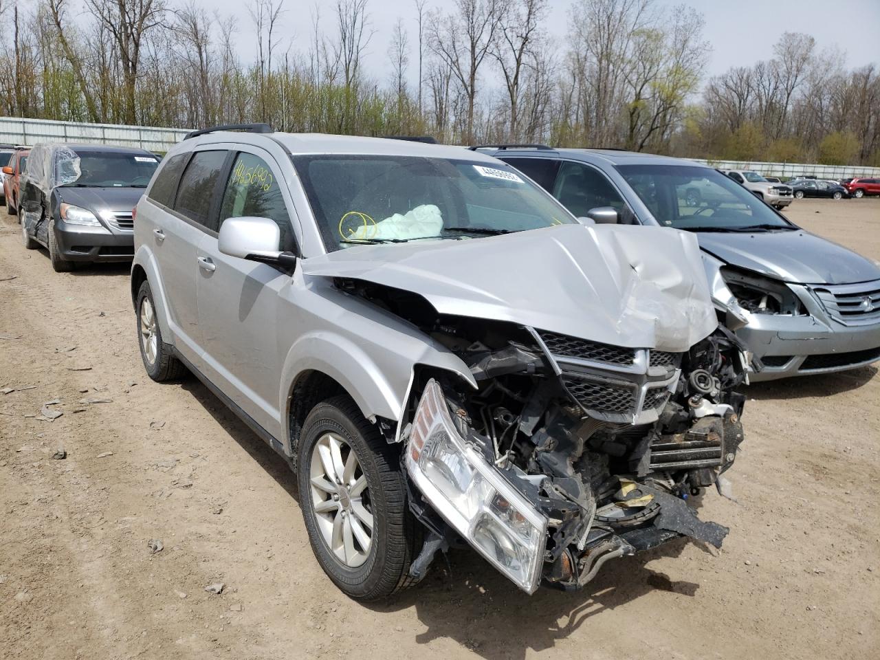 DODGE JOURNEY SX 2014 with VIN 3C4PDDBG9ET175751 - Photo from auction