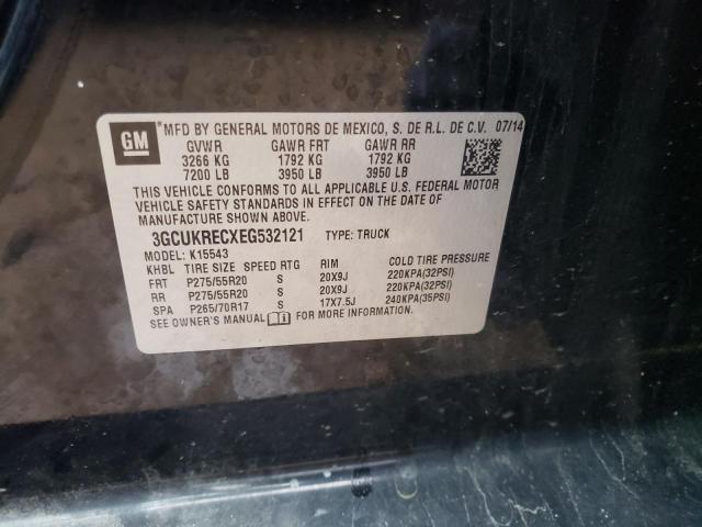 Photo 10 from auction – 2014 CHEVROLET SILVERADO with VIN 3GCUKRECXEG532121