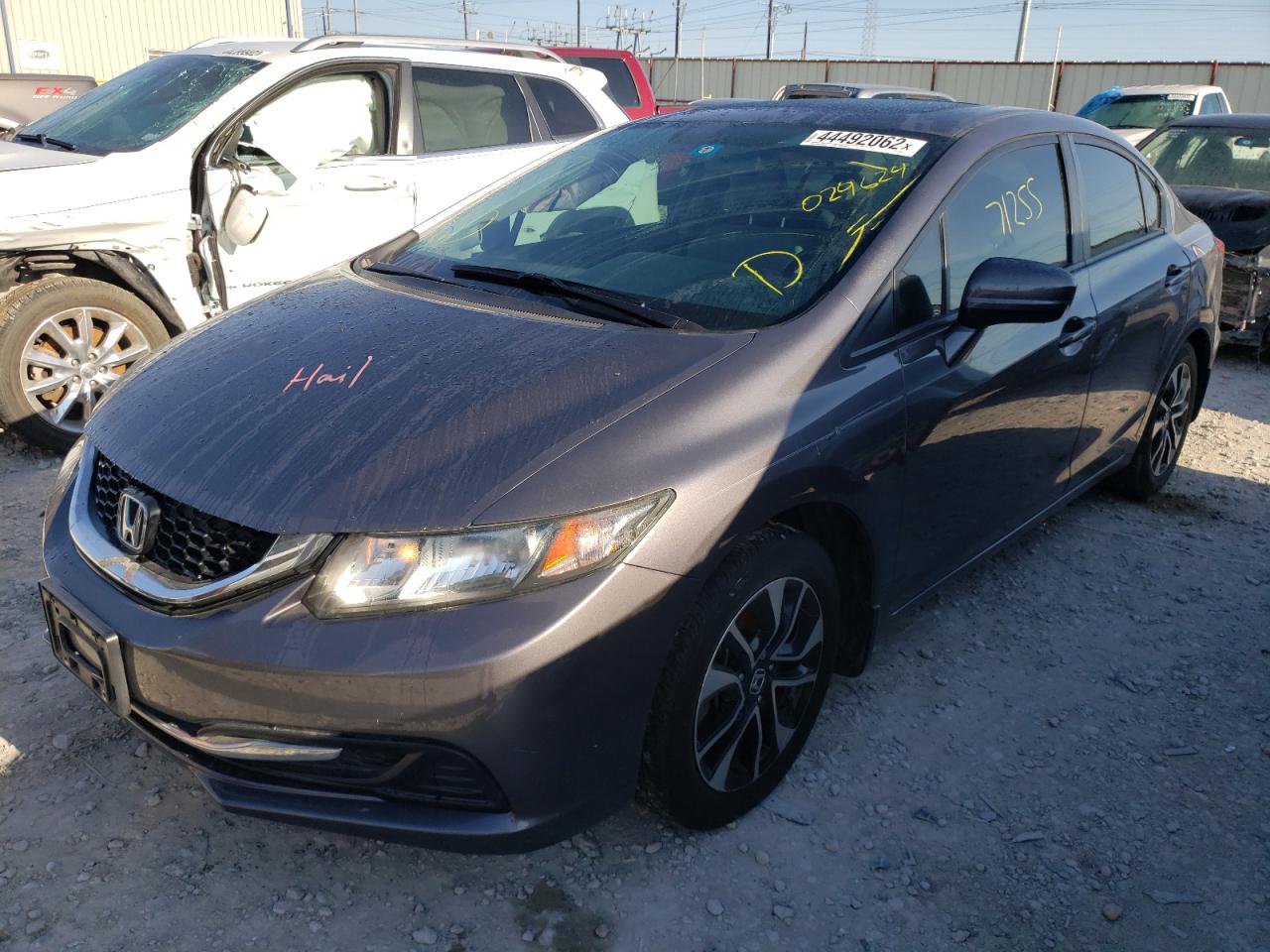 Photo 2 from auction – 2014 HONDA CIVIC EX with VIN 19XFB2F80EE029624