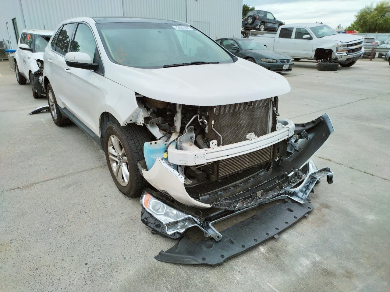 FORD EDGE SEL 2016 with VIN 2FMPK3J92GBB16103 - Photo from auction