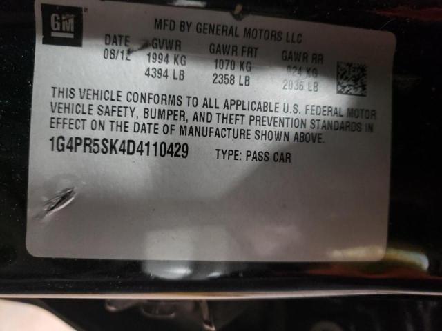 Photo 10 from auction – 2013 BUICK VERANO CON with VIN 1G4PR5SK4D4110429