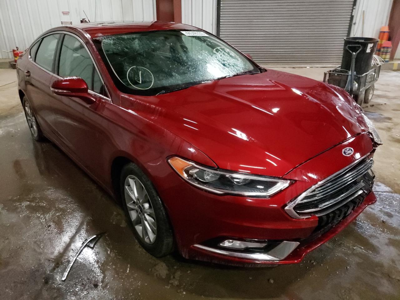 FORD FUSION SE 2017 with VIN 3FA6P0HD0HR328873 - Photo from auction
