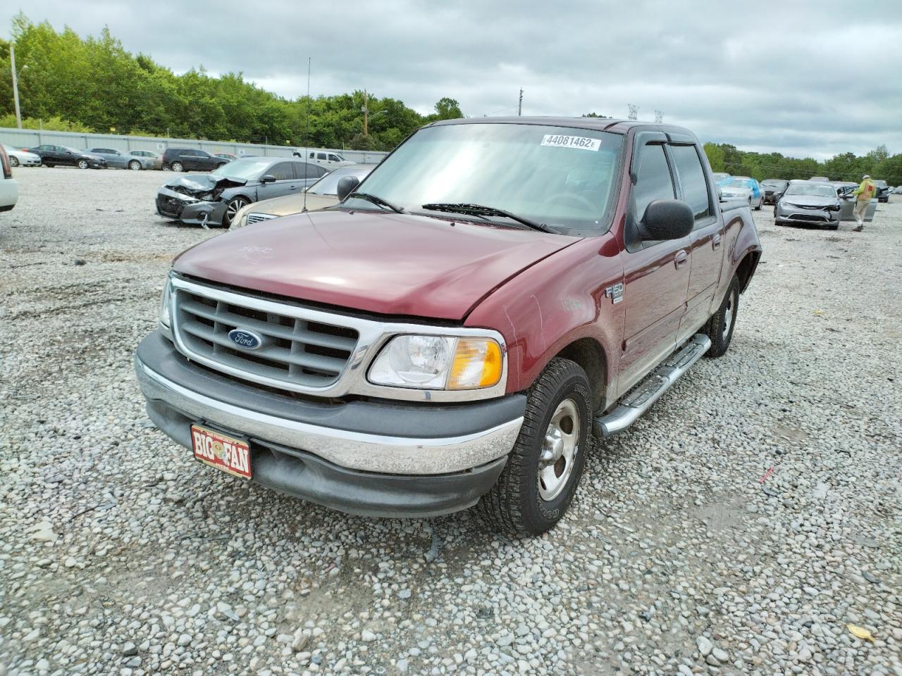 Photo 2 from auction – 2003 FORD F150 SUPER with VIN 1FTRW07L63KC30673