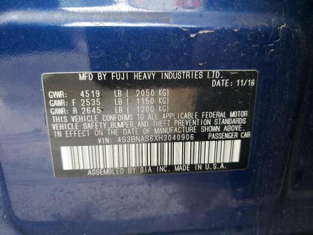 Photo 10 from auction – 2017 SUBARU LEGACY SPO with VIN 4S3BNAS6XH3040906