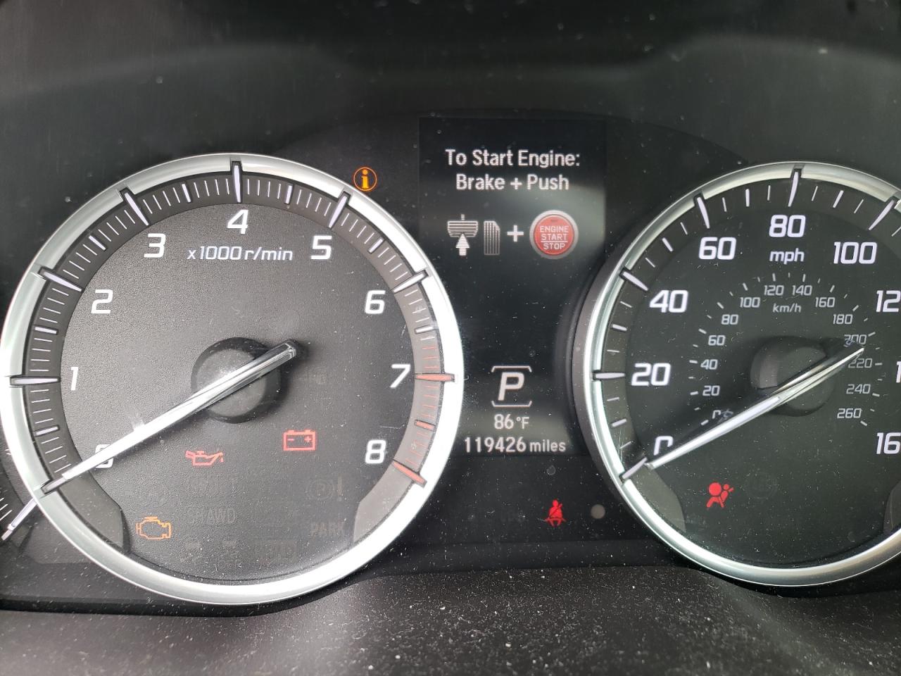 Photo 8 from auction – 2014 ACURA MDX with VIN 5FRYD3H27EB011423