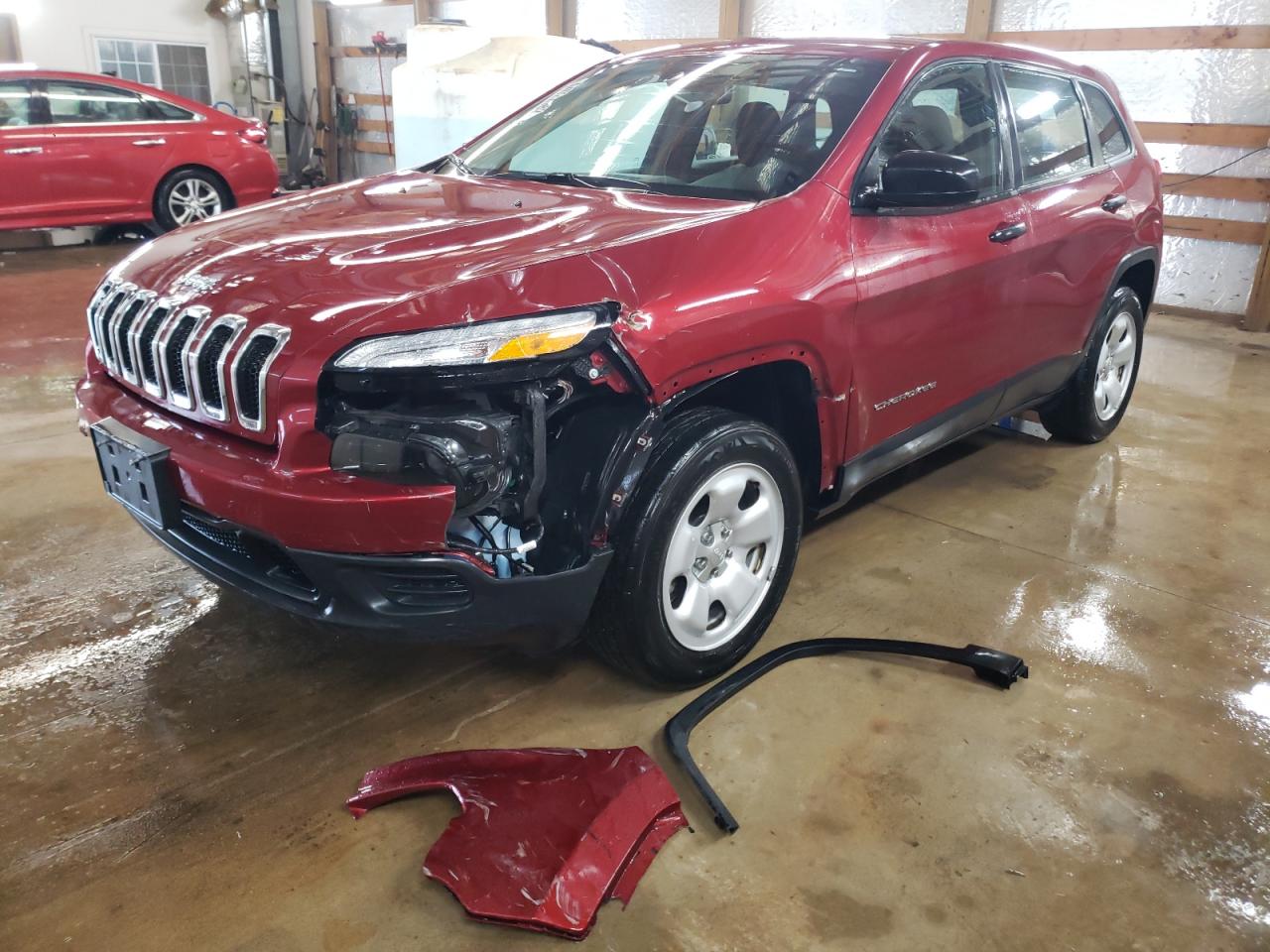 Photo 2 from auction – 2017 JEEP CHEROKEE S with VIN 1C4PJLAB3HW508002
