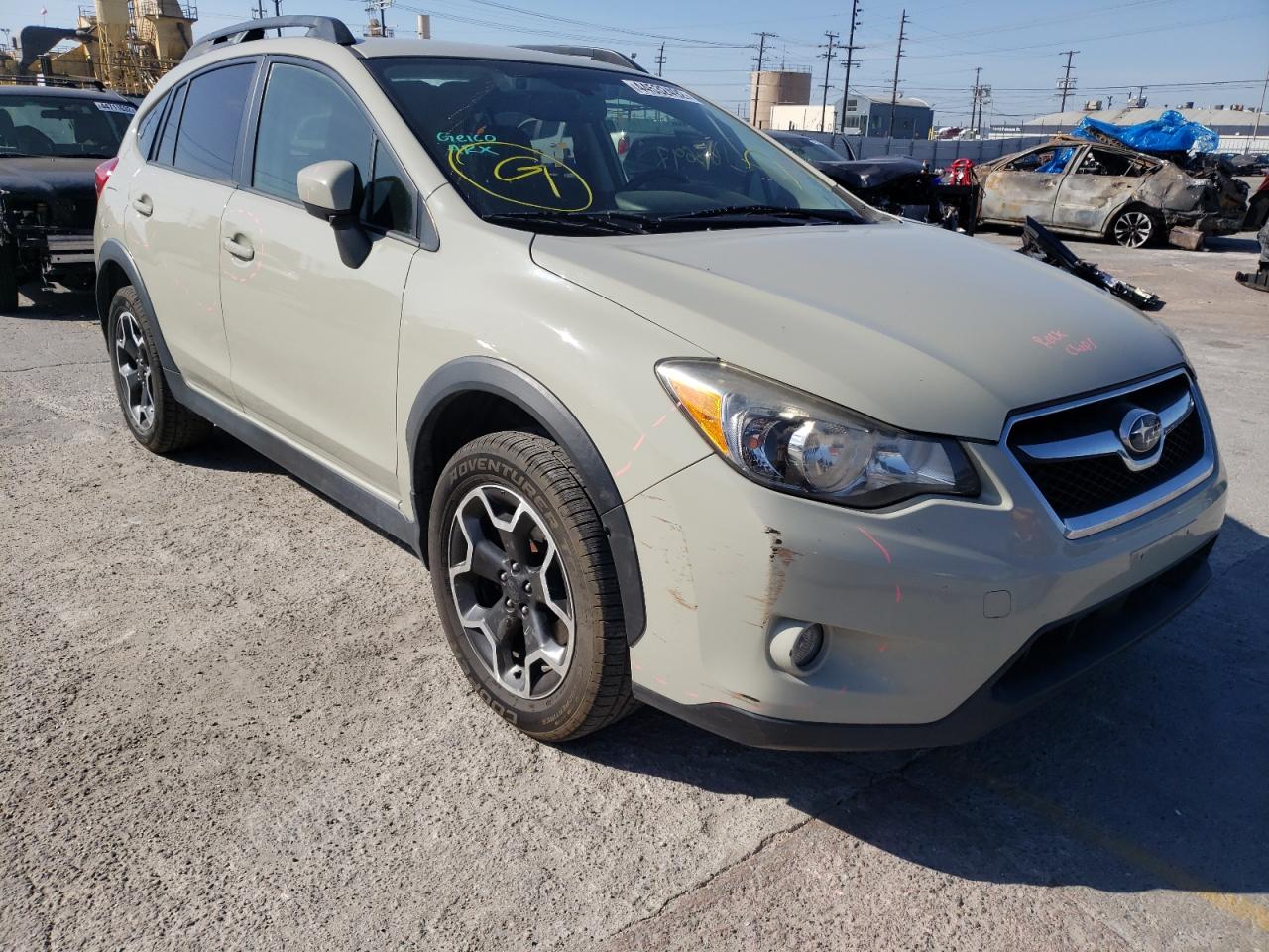 SUBARU XV CROSSTR 2015 with VIN JF2GPAFC0F8233180 - Photo from auction