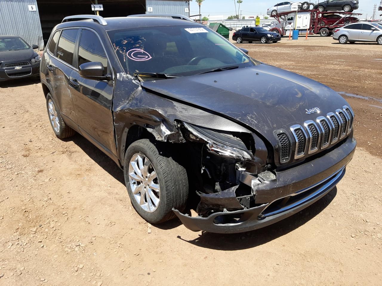 JEEP CHEROKEE L 2016 with VIN 1C4PJLDB6GW229363 - Photo from auction