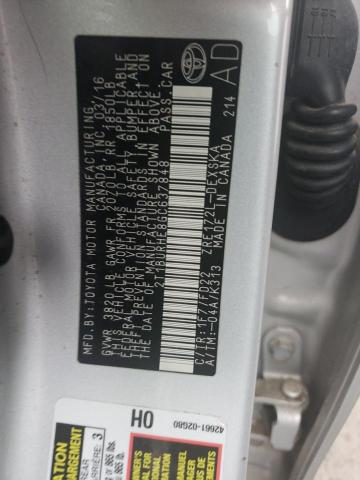 Photo 10 from auction – 2016 TOYOTA COROLLA L with VIN 2T1BURHE8GC637848