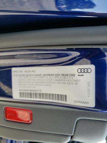 Photo 10 from auction – 2019 AUDI A4 PREMIUM with VIN WAUGMAF48KN002715