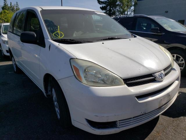 TOYOTA SIENNA CE 2004 with VIN 5TDZA23C14S196605 - Photo from auction