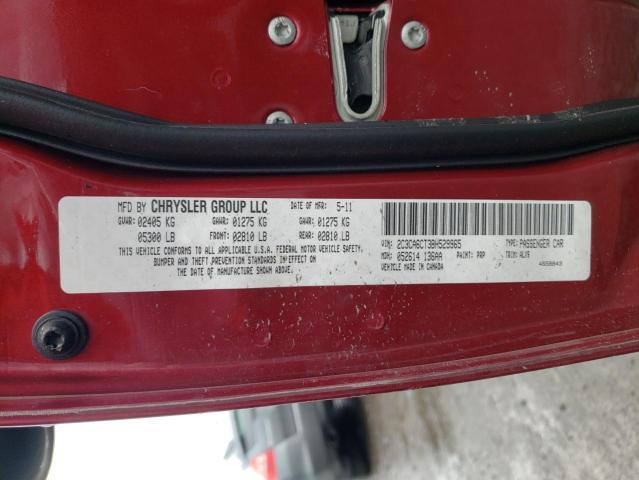 Photo 10 from auction – 2011 CHRYSLER 300C with VIN 2C3CA6CT3BH529965