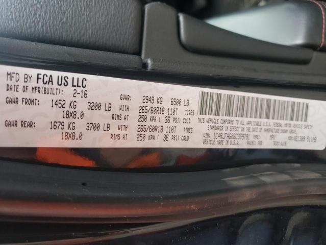 Photo 10 from auction – 2016 JEEP GRAND CHER with VIN 1C4RJFAG0GC359781
