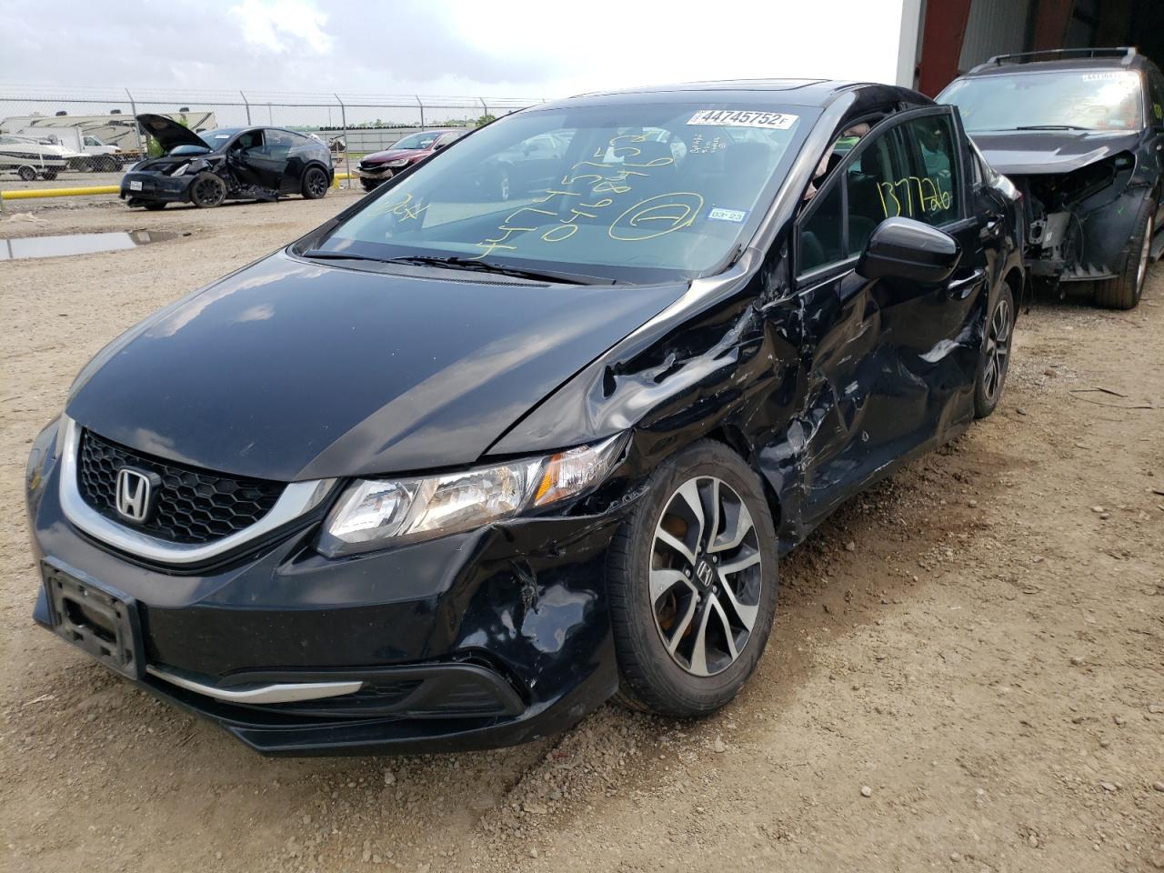 Photo 2 from auction – 2015 HONDA CIVIC EX with VIN 19XFB2F82FE046846