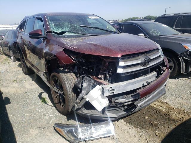 TOYOTA HIGHLANDER 2018 with VIN 5TDZARFH2JS036518 - Photo from auction
