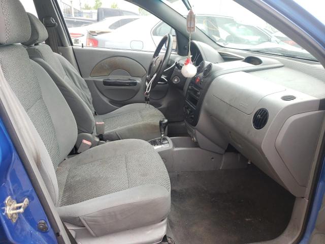Photo 5 from auction – 2005 CHEVROLET AVEO LT with VIN KL1TG52605B357799