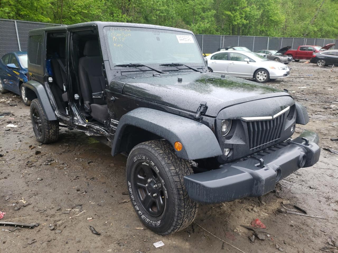 JEEP WRANGLER U 2017 with VIN 1C4BJWDG9HL522653 - Photo from auction
