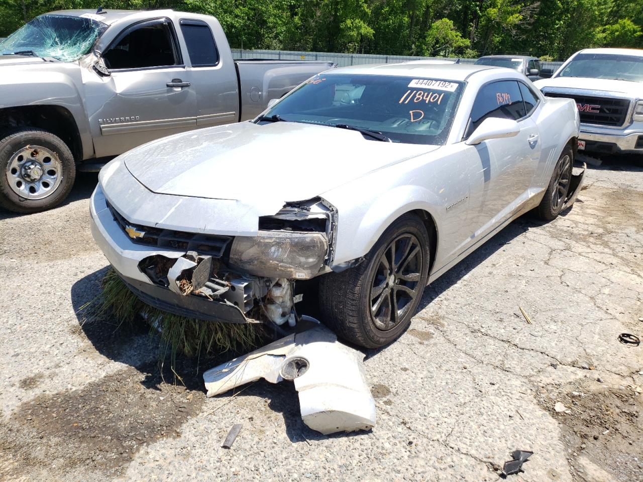 Photo 2 from auction – 2015 CHEVROLET CAMARO LT with VIN 2G1FD1E35F9118401