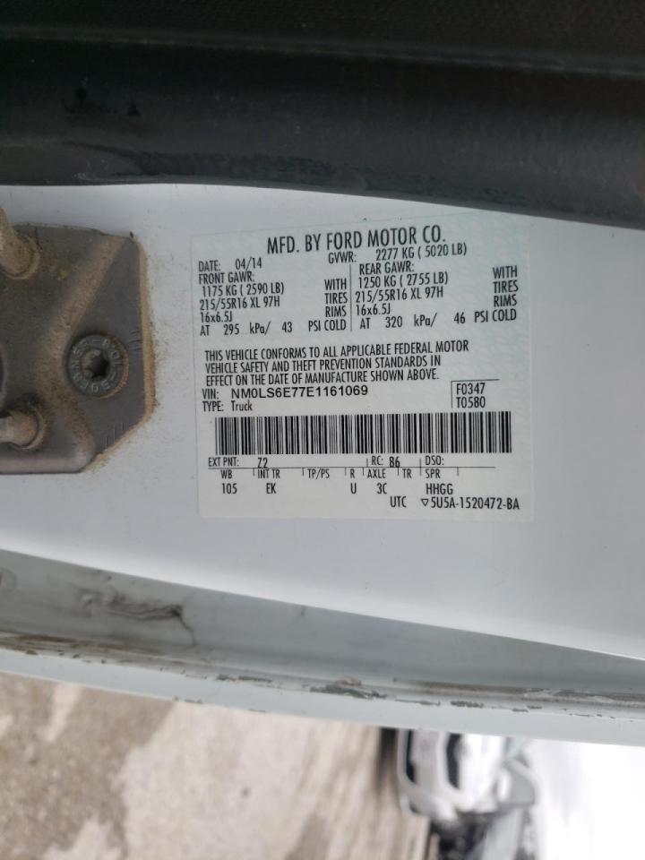 Photo 10 from auction – 2014 FORD TRANSIT CO with VIN NM0LS6E77E1161069