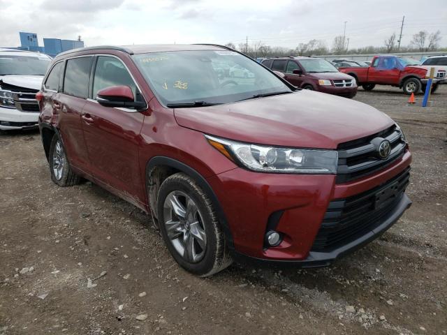 TOYOTA HIGHLANDER 2018 مع رقم تعريف المركبة 5TDJZRFH7JS813796 - صورة من المزاد