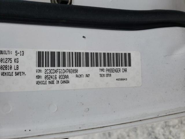Photo 10 from auction – 2013 DODGE CHARGER V6 with VIN 2C3CDXFG1DH702090