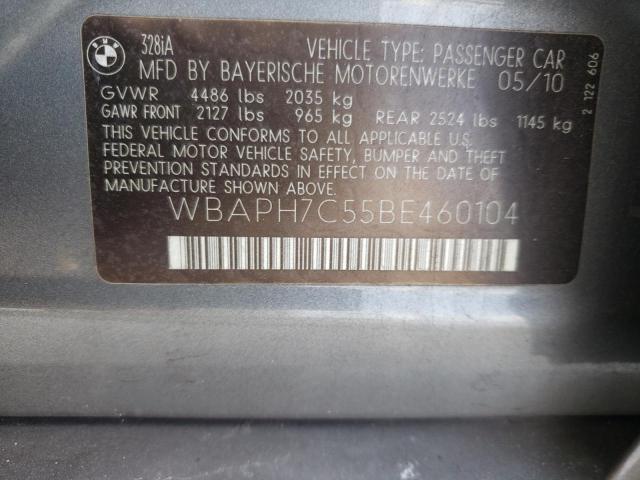 Photo 10 from auction – 2011 BMW 328 I with VIN WBAPH7C55BE460104