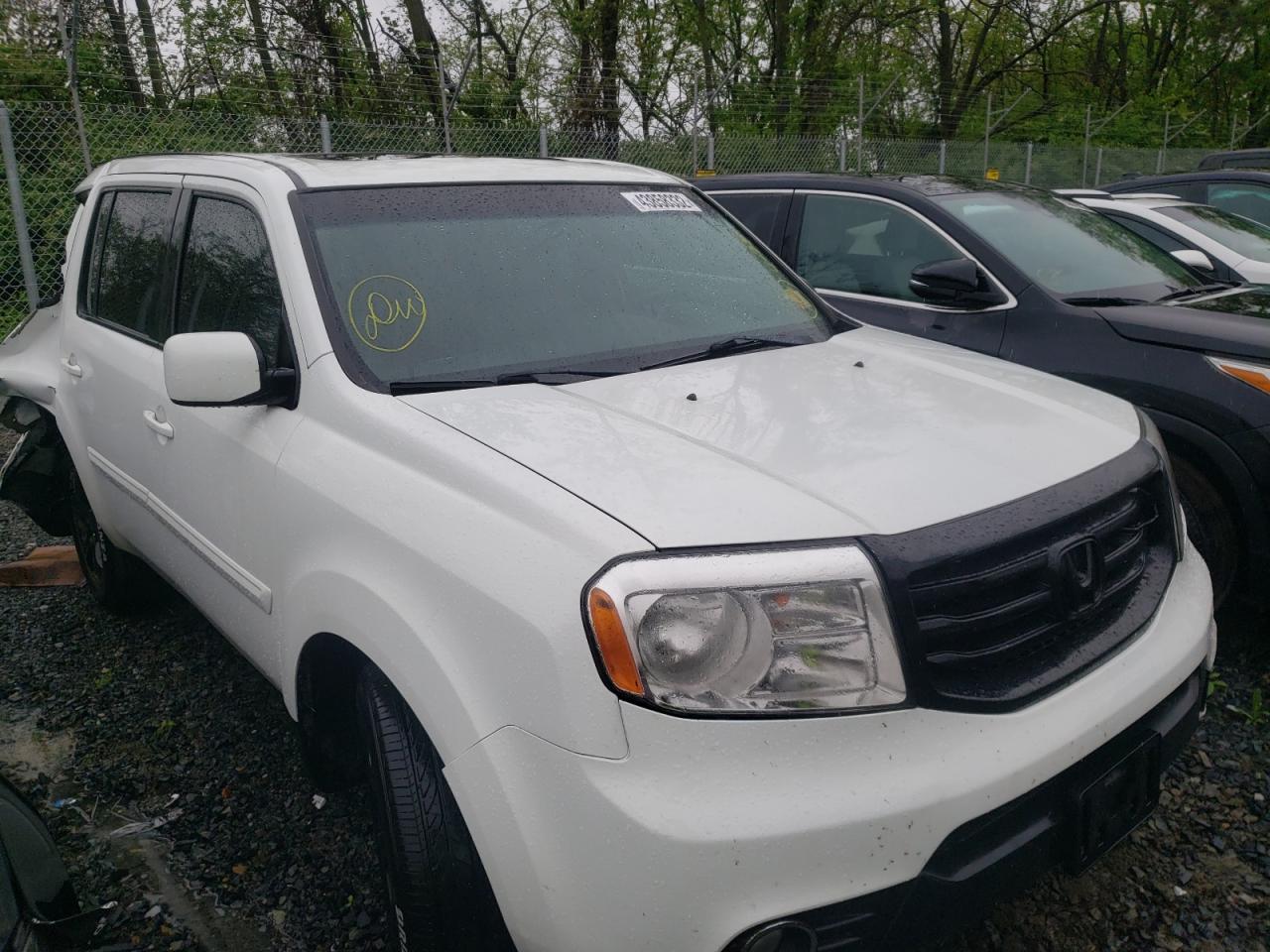 HONDA PILOT EXL 2013 with VIN 5FNYF4H58DB083144 - Photo from auction