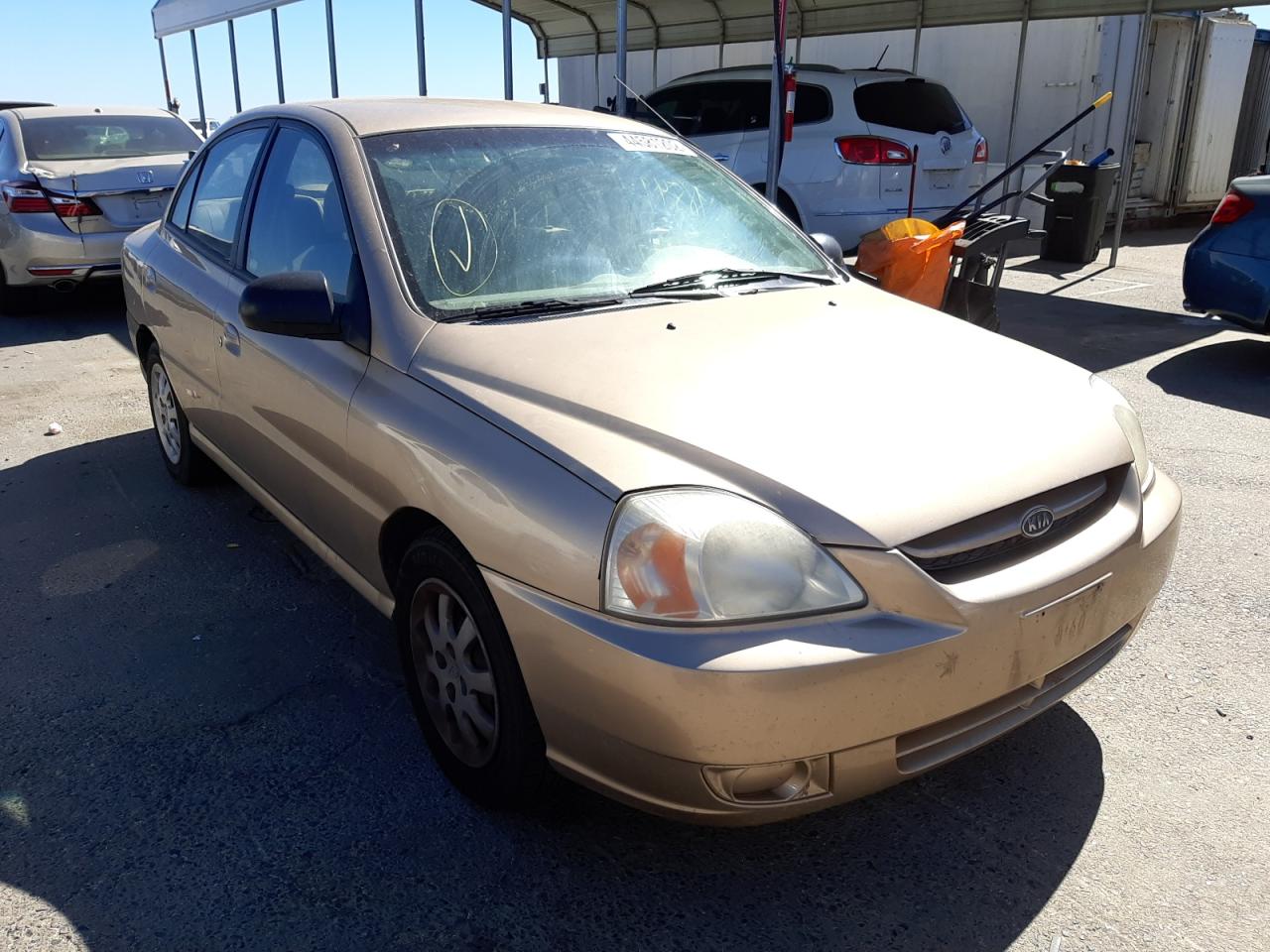 KIA RIO 2004 with VIN KNADC125846328287 - Photo from auction