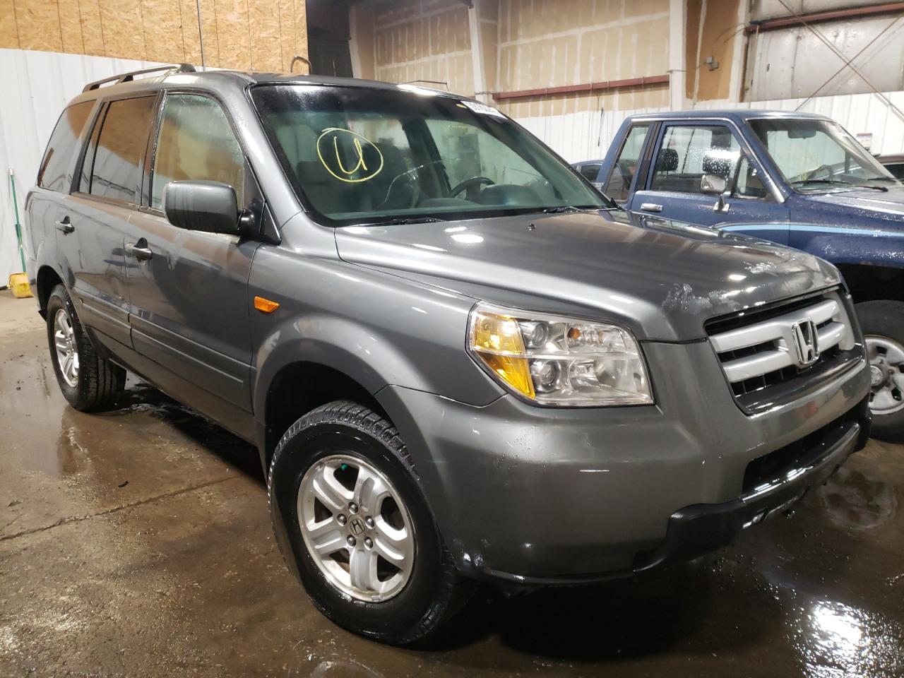 HONDA PILOT VP 2008 with VIN 5FNYF18248B008709 - Photo from auction